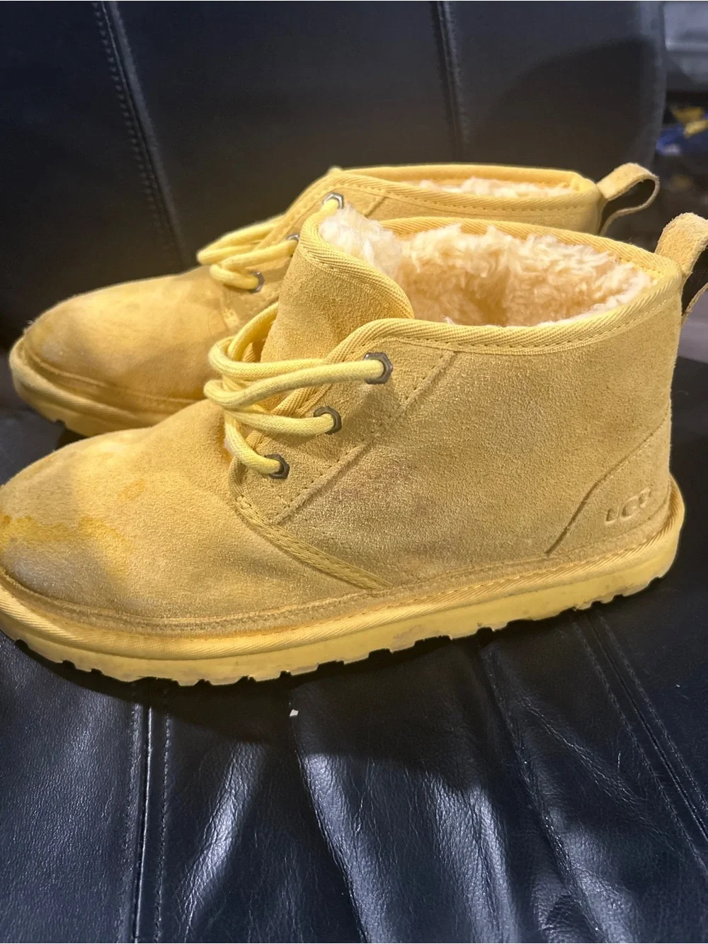 UGG up yellow